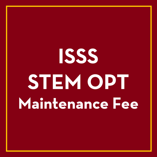 Picture of ISSS STEM OPT Maintenance Fee